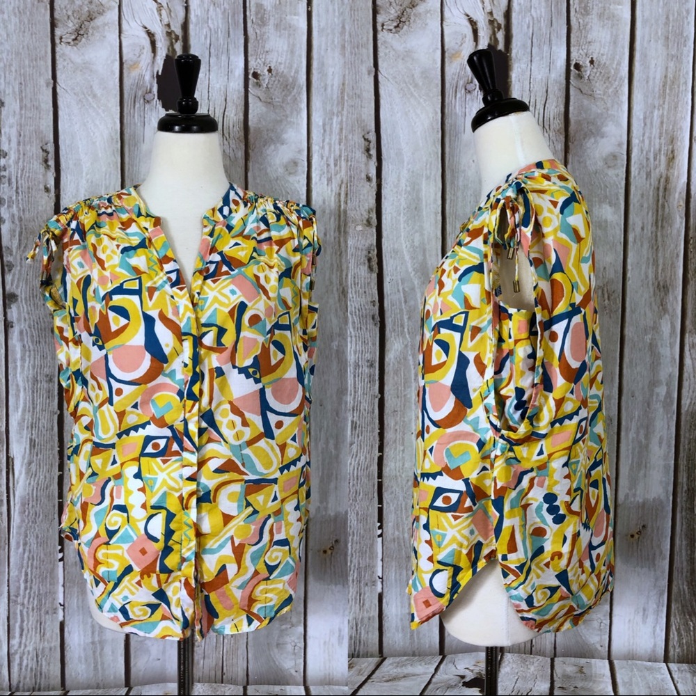 Anthro Danielle Kroll Brooklynite Blouse Top